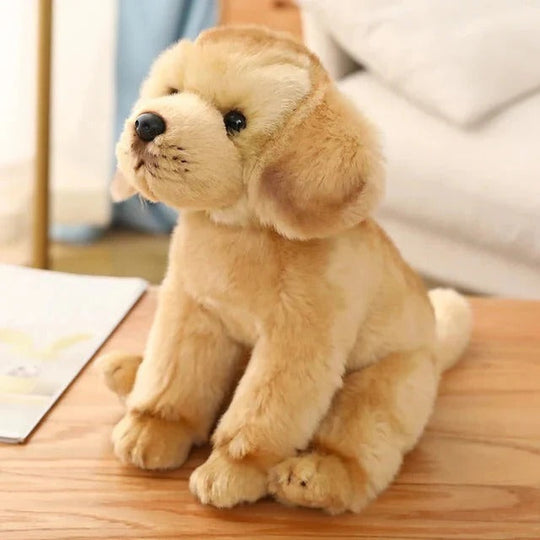 Washable Plush Dog Stuffed Animal with Portable Design