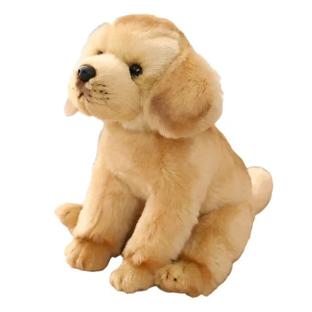 Washable Plush Dog Stuffed Animal with Portable Design