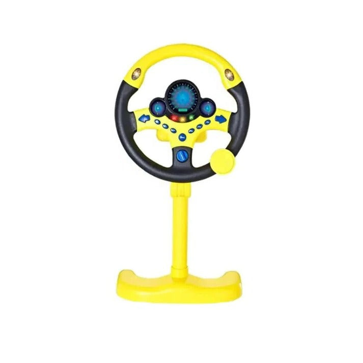 Interactive Toy Steering Wheel with Lights and Sounds for Kids