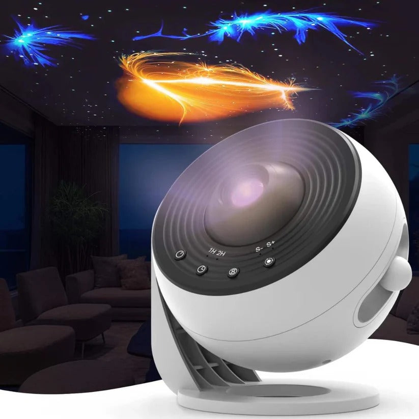 Galaxy Star Projector with Rotating Planetarium Display