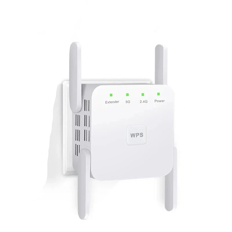 WiFi Range Extender with Dual Band Support and WPS Setup