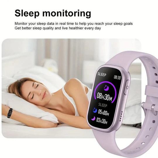 Waterproof Fitness Smartwatch with Magnetic Charging