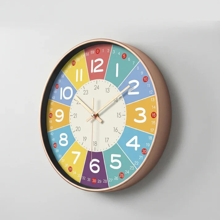 Silent Wall Clock for Nursery and Children's Room