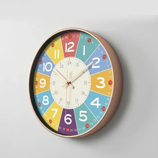 Silent Wall Clock for Nursery and Children's Room