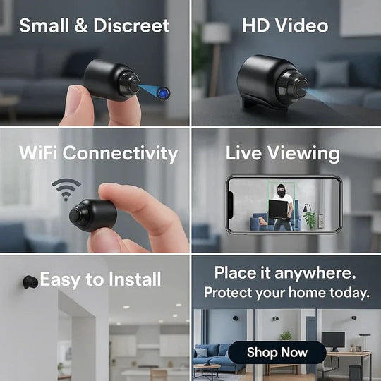 5G Mini Security Camera with Network Connectivity