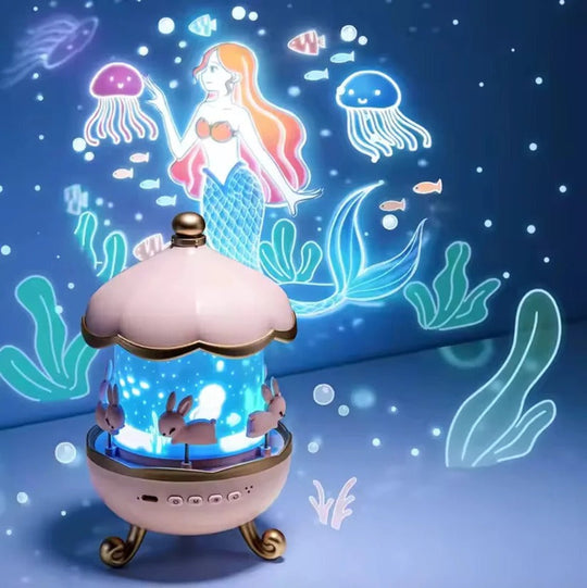 Rechargeable Bedtime Projector with Wireless Speaker