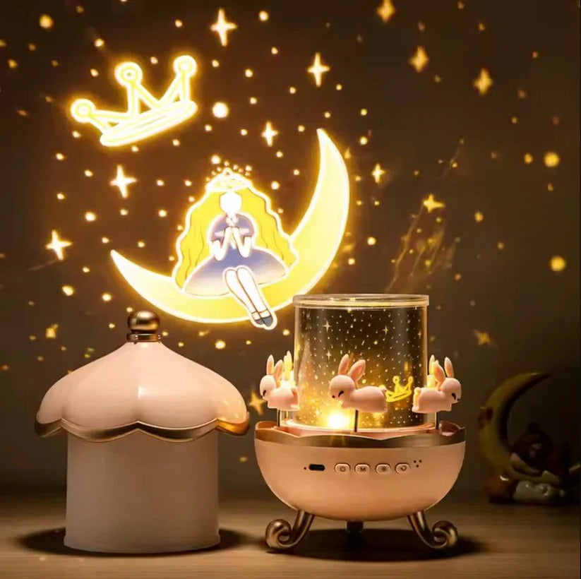 Rechargeable Bedtime Projector with Wireless Speaker