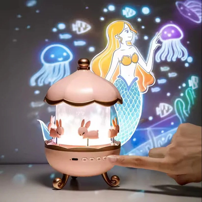 Rechargeable Bedtime Projector with Wireless Speaker
