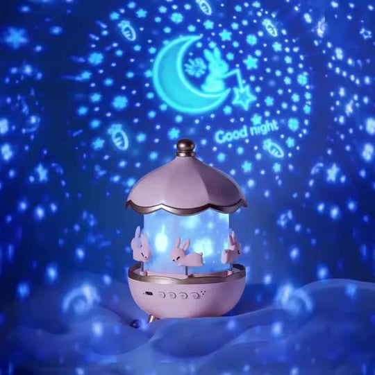 Rechargeable Bedtime Projector with Wireless Speaker