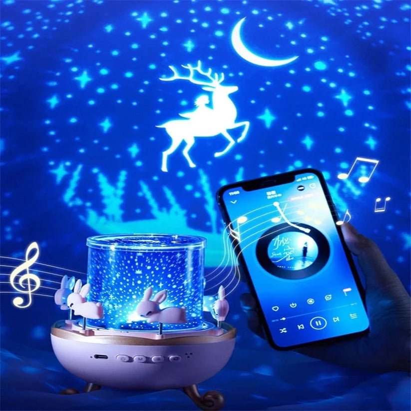 Rechargeable Bedtime Projector with Wireless Speaker