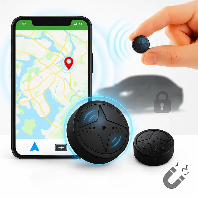 Magnetic GPS Tracker with Vehicle Mounting System