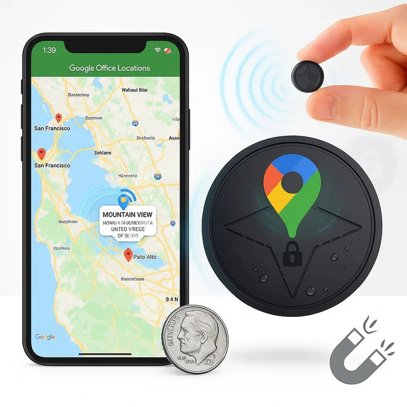 Magnetic GPS Tracker with Vehicle Mounting System