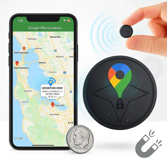 Magnetic GPS Tracker with Vehicle Mounting System