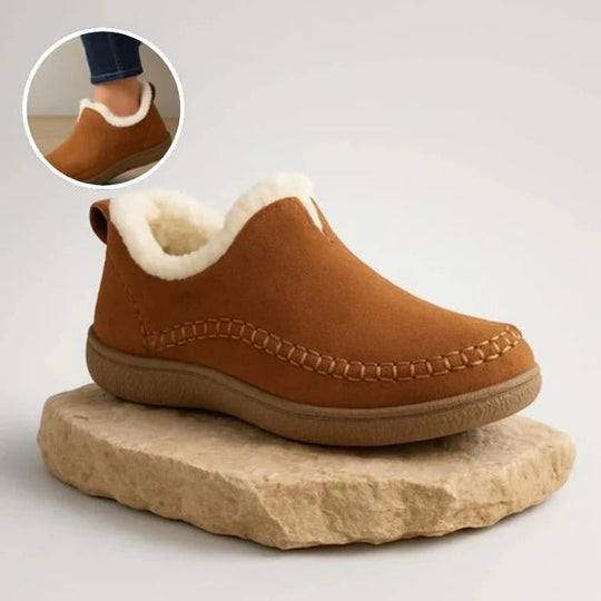 Orthopaedic Fleece Lined Shoes with Cushioned Support