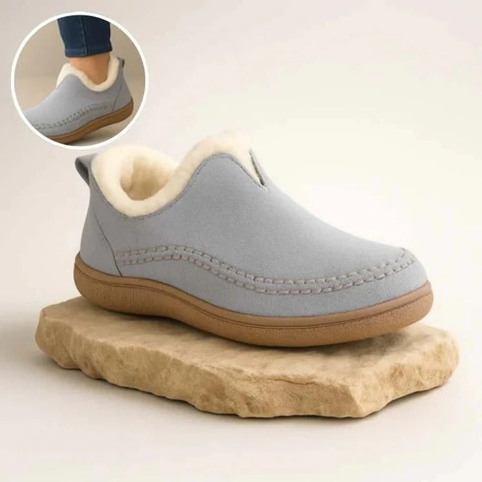 Orthopaedic Fleece Lined Shoes with Cushioned Support