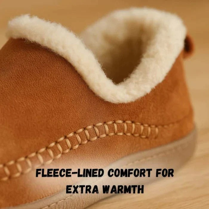 Orthopaedic Fleece Lined Shoes with Cushioned Support