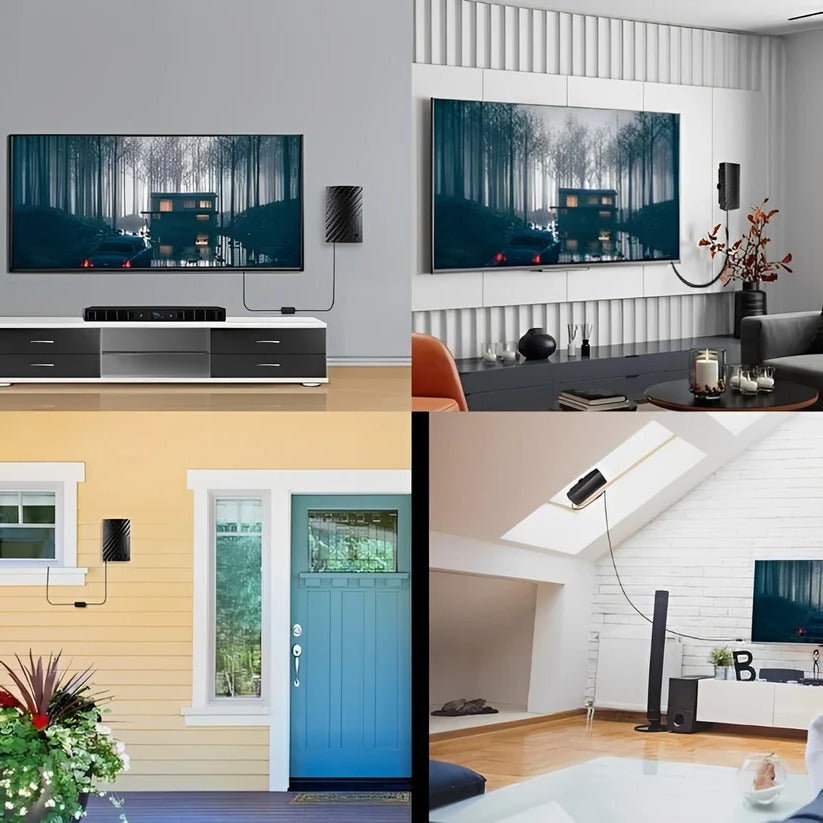 4K Indoor TV Antenna for Local Channel Reception