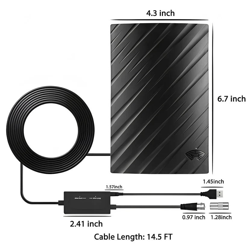 4K Indoor TV Antenna for Local Channel Reception