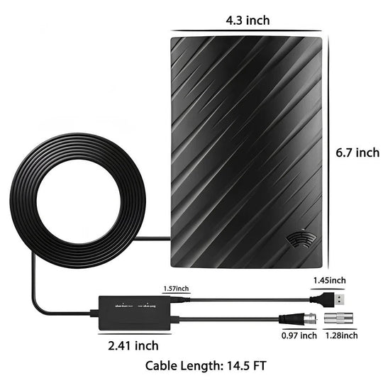 4K Indoor TV Antenna for Local Channel Reception