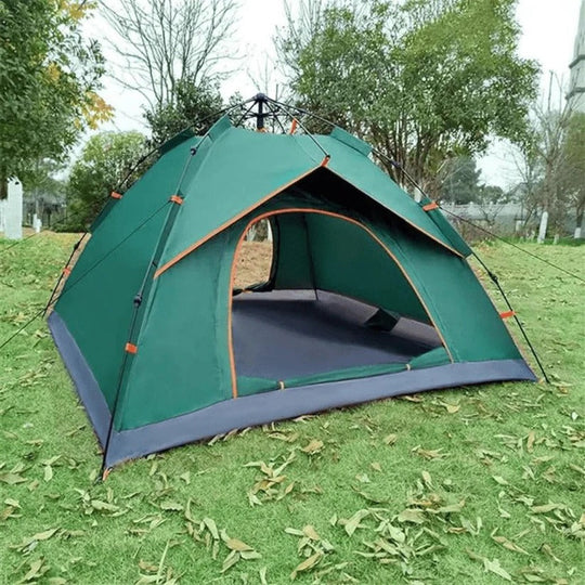 Instant Pop Up Tent with Built-In Frame Structure