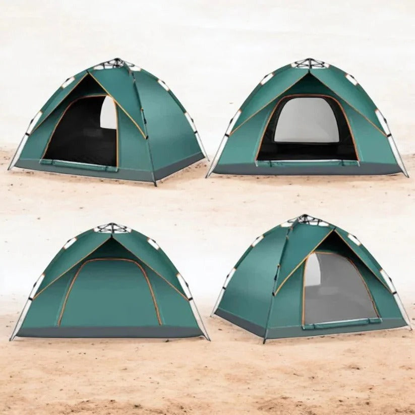 Instant Pop Up Tent with Built-In Frame Structure