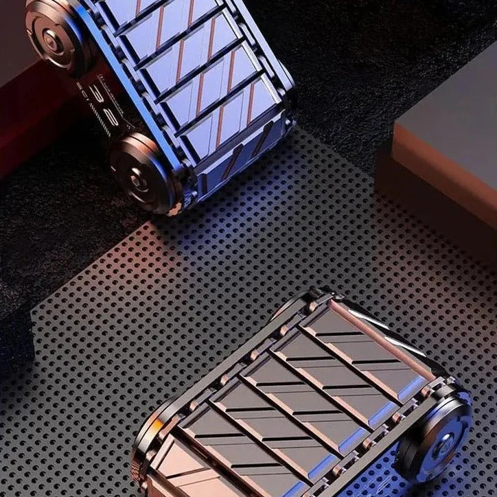 Steel Fidget Spinner with Kinetic Gear Mechanism
