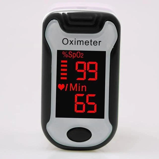 Digital Fingertip Pulse Oximeter with LED Display