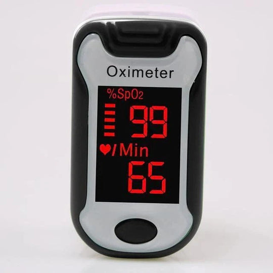 Digital Fingertip Pulse Oximeter with LED Display