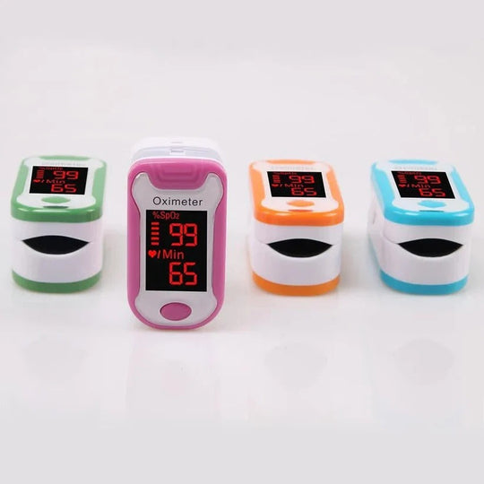 Digital Fingertip Pulse Oximeter with LED Display