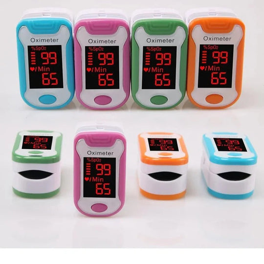 Digital Fingertip Pulse Oximeter with LED Display