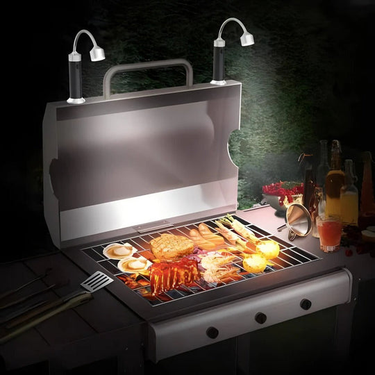 Magnetic BBQ Torch with Beam Light for Night Grilling