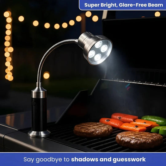 Magnetic BBQ Torch with Beam Light for Night Grilling