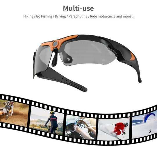 POV Video Recording Sunglasses with Built-In Camera