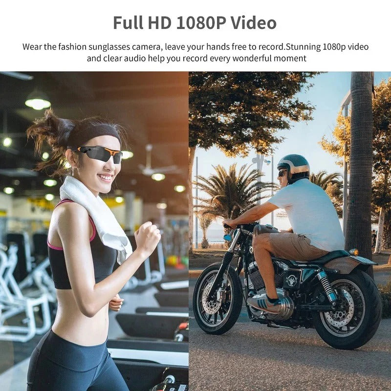 POV Video Recording Sunglasses with Built-In Camera
