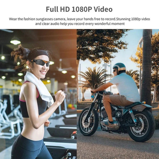 POV Video Recording Sunglasses with Built-In Camera