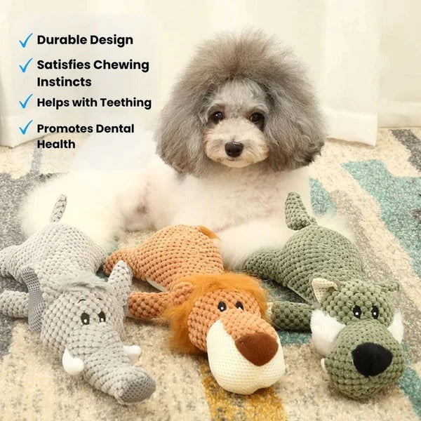 Durable Stitch Plush Dog Toy for Tug and Fetch
