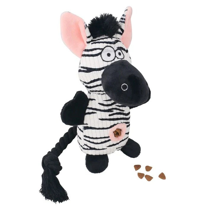 Reinforced Squeaky Plush Dog Toy with Durable Stitching