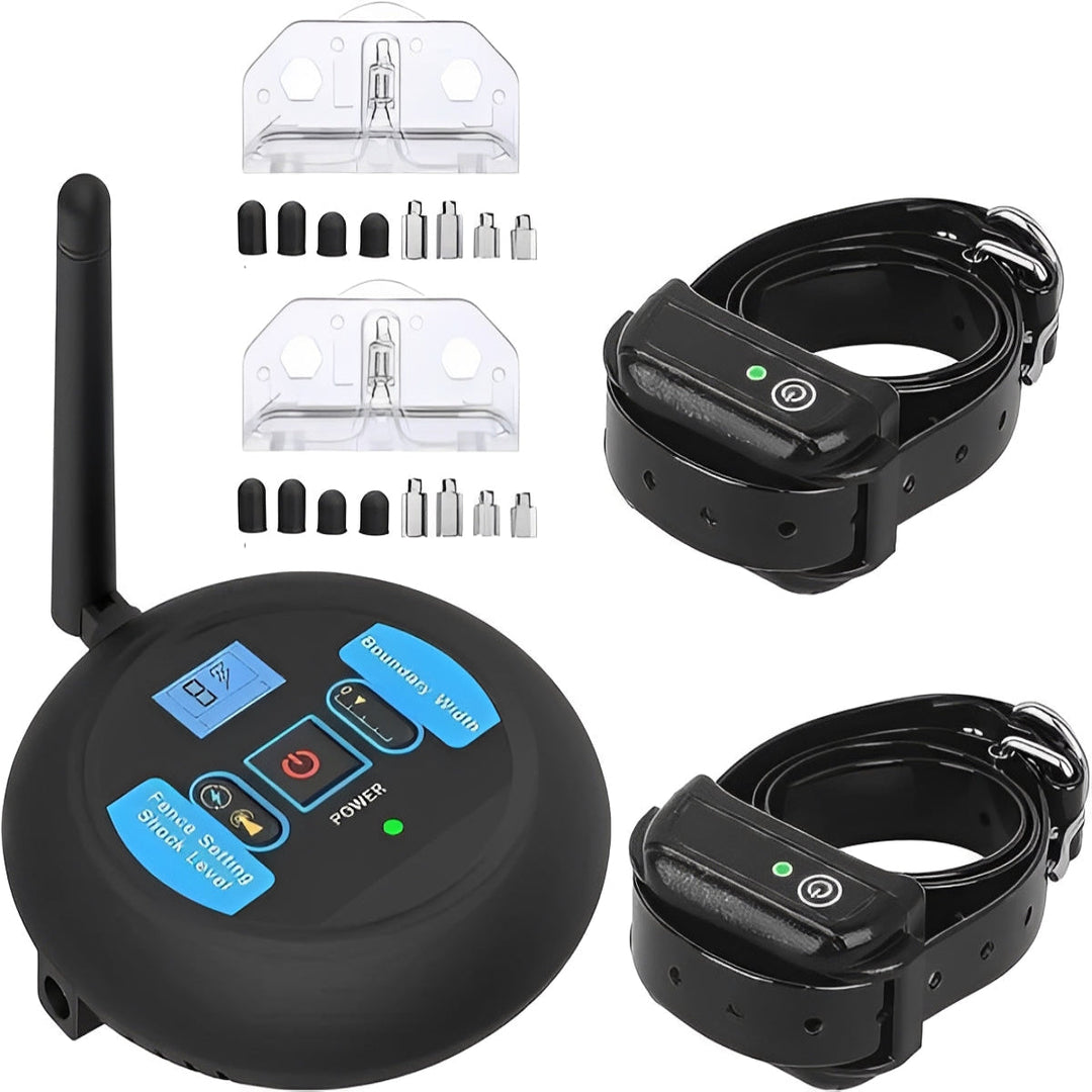 Wireless Dog Boundary System with Remote Training Control
