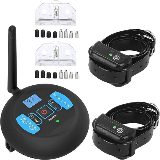 Wireless Dog Boundary System with Remote Training Control