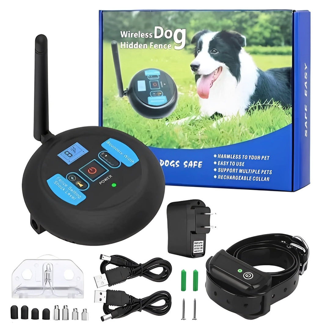 Wireless Dog Boundary System with Remote Training Control