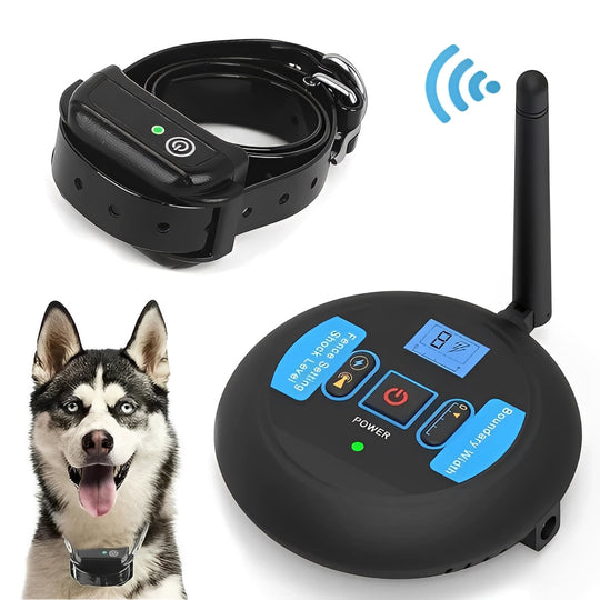 Wireless Dog Boundary System with Remote Training Control