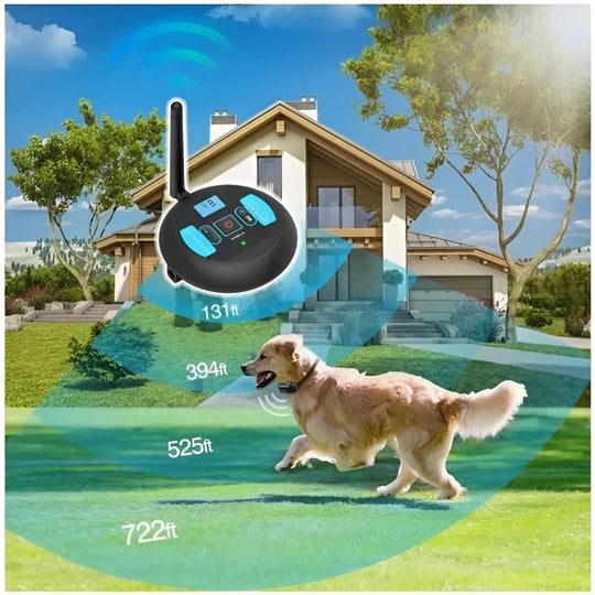 Wireless Dog Boundary System with Remote Training Control