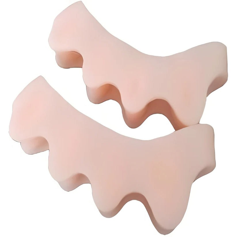 Silicone Toe Separator Set for Toe Spacing and Comfort, 1 Pair Set