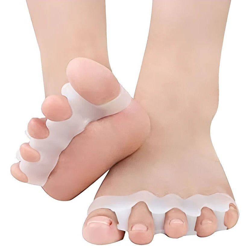 Silicone Toe Separator Set for Toe Spacing and Comfort, 1 Pair Set
