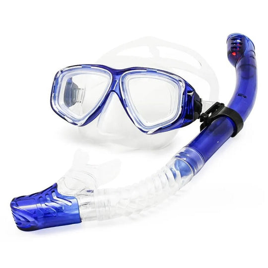 Tempered Glass Scuba Mask with Silicone Seal, Anti-Fog Lens