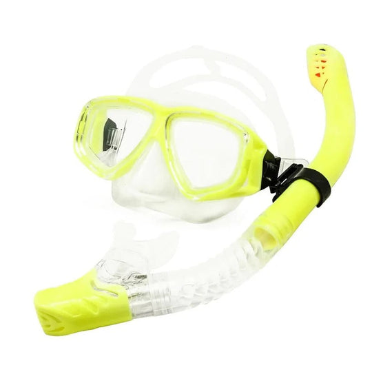 Tempered Glass Scuba Mask with Silicone Seal, Anti-Fog Lens