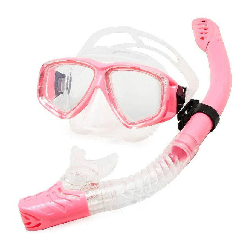 Tempered Glass Scuba Mask with Silicone Seal, Anti-Fog Lens
