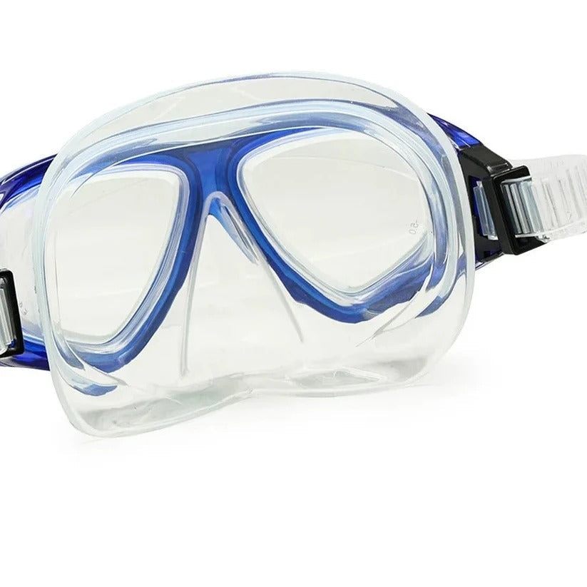 Tempered Glass Scuba Mask with Silicone Seal, Anti-Fog Lens