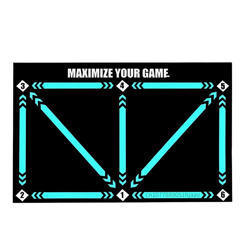 Football Training Mat with Interactive Video Coaching System