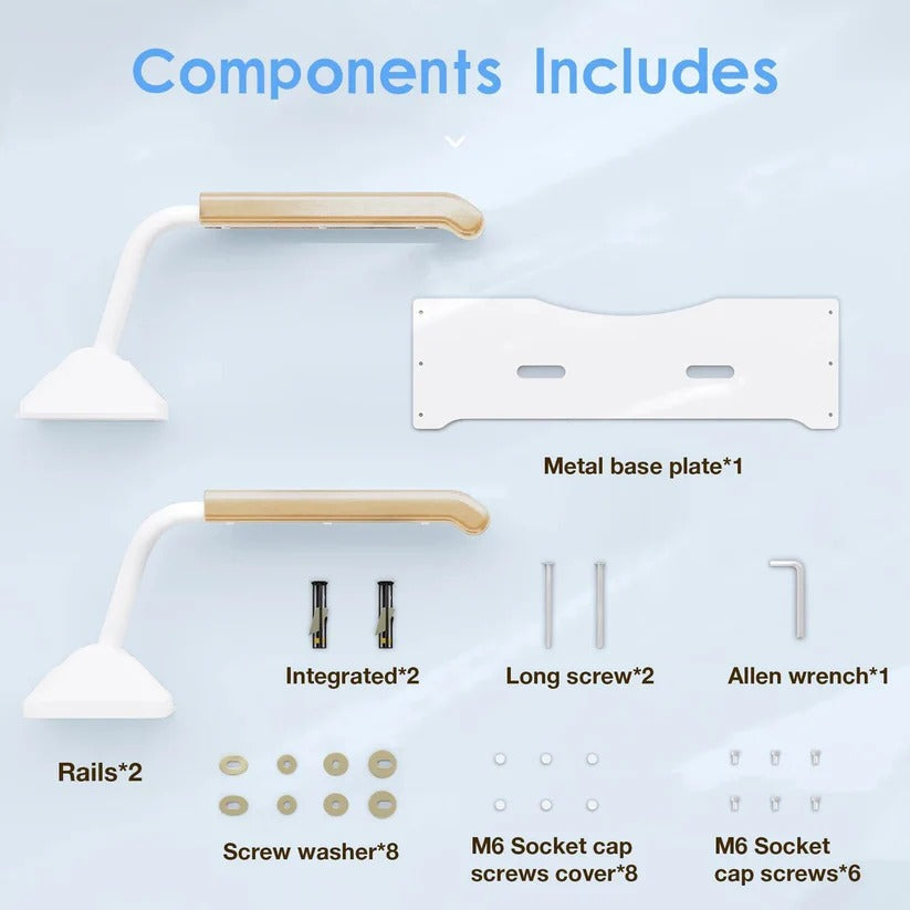 Adjustable Toilet Safety Rail with Dual Armrests for Elderly Support